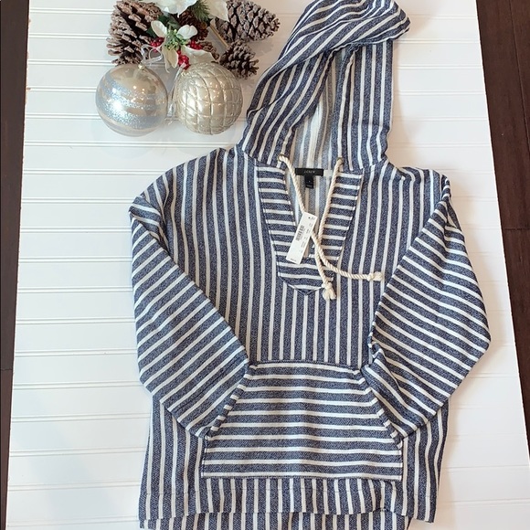 J. Crew Tops - J. Crew hoodie pullover with tags size large